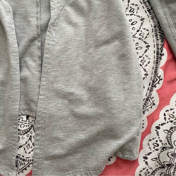 Light Gray Green Tea Open Cardigan - Picture 6 of 8